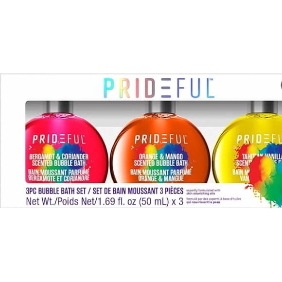 Prideful 3Pk Mini Shower Gels