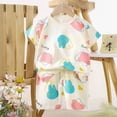 thumbnail image 4 of mgoYE Baby Boy Summer Clothes Baby Boy Outfits Sleeveless Patchwork T-Shirt + Shorts Set 2Pcs Summer Gift|Beige 5-6 Years, 4 of 4