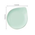 thumbnail image 2 of 5 Pcs/plateau d'Eau Assiette Épaissie Gâteau d'Anniversaire Vaisselle Napperon Jetable Ensemble de Table Ronde Ovale pour 4 Petits Sets de Table Rigides Ronds Sets de Table de Noël Intérieur, 2 of 3