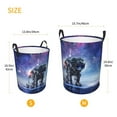 thumbnail image 5 of Kll Astronauts Start Running Waterproof Foldable Laundry Hamper Bucket With Handles For Storage Bin,Kids Room,Home Organizer (Medium), 5 of 8