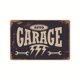 thumbnail image 1 of Pintura de hojalata retro de garaje americano, estilo industrial, fondo de reparación de automóviles, pintura decorativa sin marco para colgar en la pared, 1 of 6
