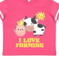 thumbnail image 4 of Inktastic I Love Farming Farm Animals Boys or Girls Toddler T-Shirt, 4 of 5
