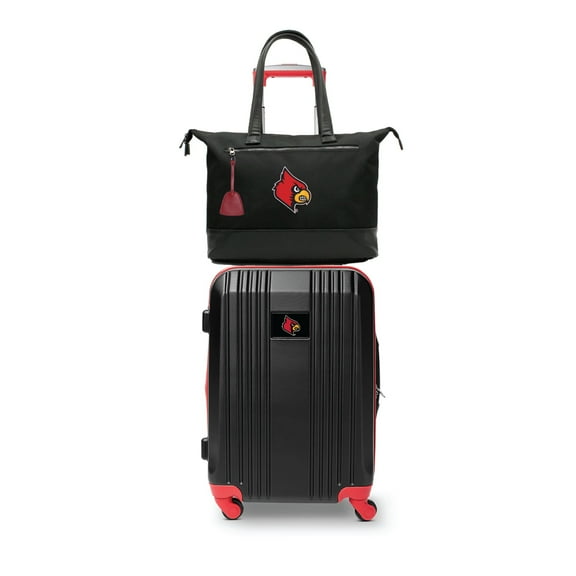 MOJO Louisville Cardinals Premium Laptop Tote Bag and Luggage Set