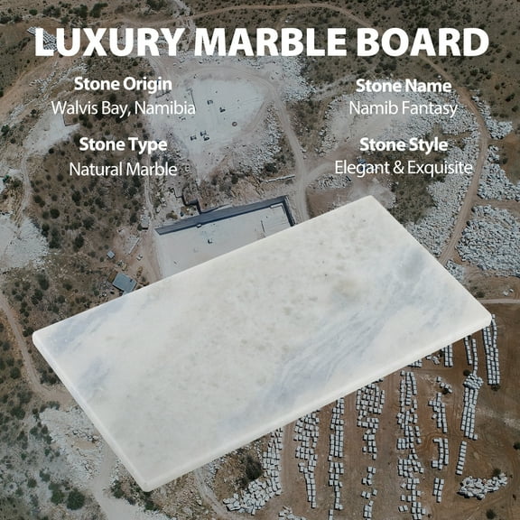 Koville African Natural Marble Tray(Namib Fantasy)
