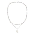 thumbnail image 3 of Elli by Julie & Grace Women 17" Layered Freshwater Pearl Necklace 925 Silver, 3 of 5