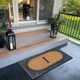 thumbnail image 5 of A1HC Natural Rubber & Coir 24x39 Monogrammed Doormat For Front Door, Anti-Shed Treated Durable Doormat for Outdoor Entrance, Heavy Duty, Low Profile, Easy to Clean, Long Lasting Front Porch Entry Rug, 5 of 7