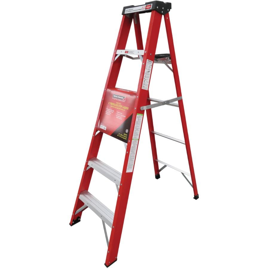 6' model number 1 Fibreglass Step Ladder, with Paint Tray Walmart Canada
