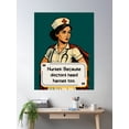 thumbnail image 2 of Nurse Superhero – Vintage Comic Style Quote For Nurses Poster Wall Art, Modern Wall Decor, 12x18 UNFRAMED, 2 of 3