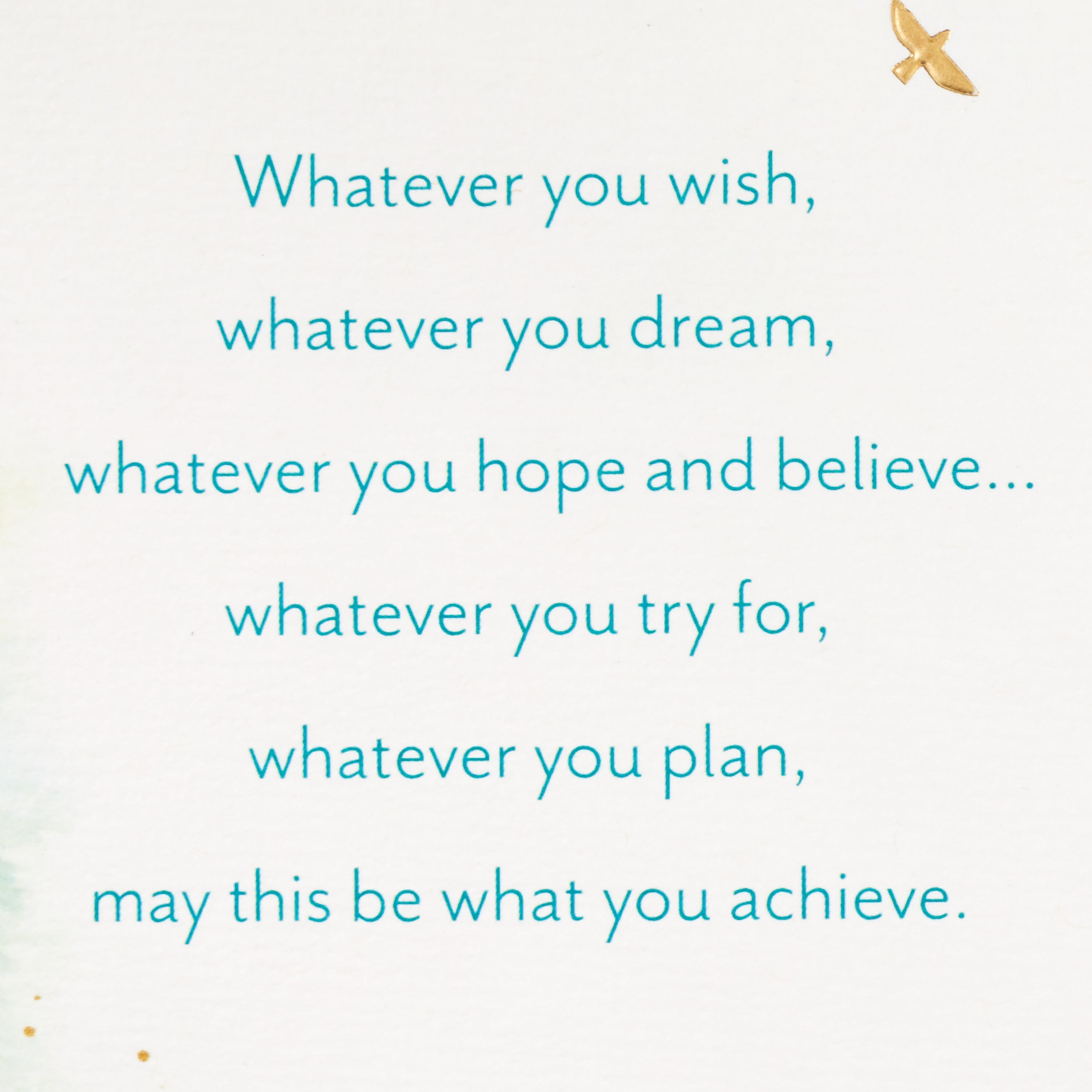 Hallmark High School Graduation Card (Believe in Yourself)