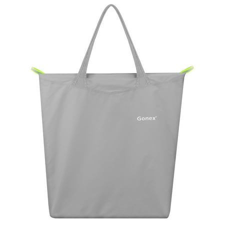Reusable Grocery Bag Ping Tote Travel Recycle Foldable Water Resistant With Zipper 5 Colors Options