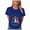 Blue, variant on United States of America 250th Anniversary T-Shirt Patriotic 1776-2026 American Flag Graphic Tee for Men and Women(M)