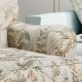 thumbnail image 6 of Furniture of America Haveli Chenille 3-Piece Sofa Set with Floral Chair in Ivory, 6 of 11