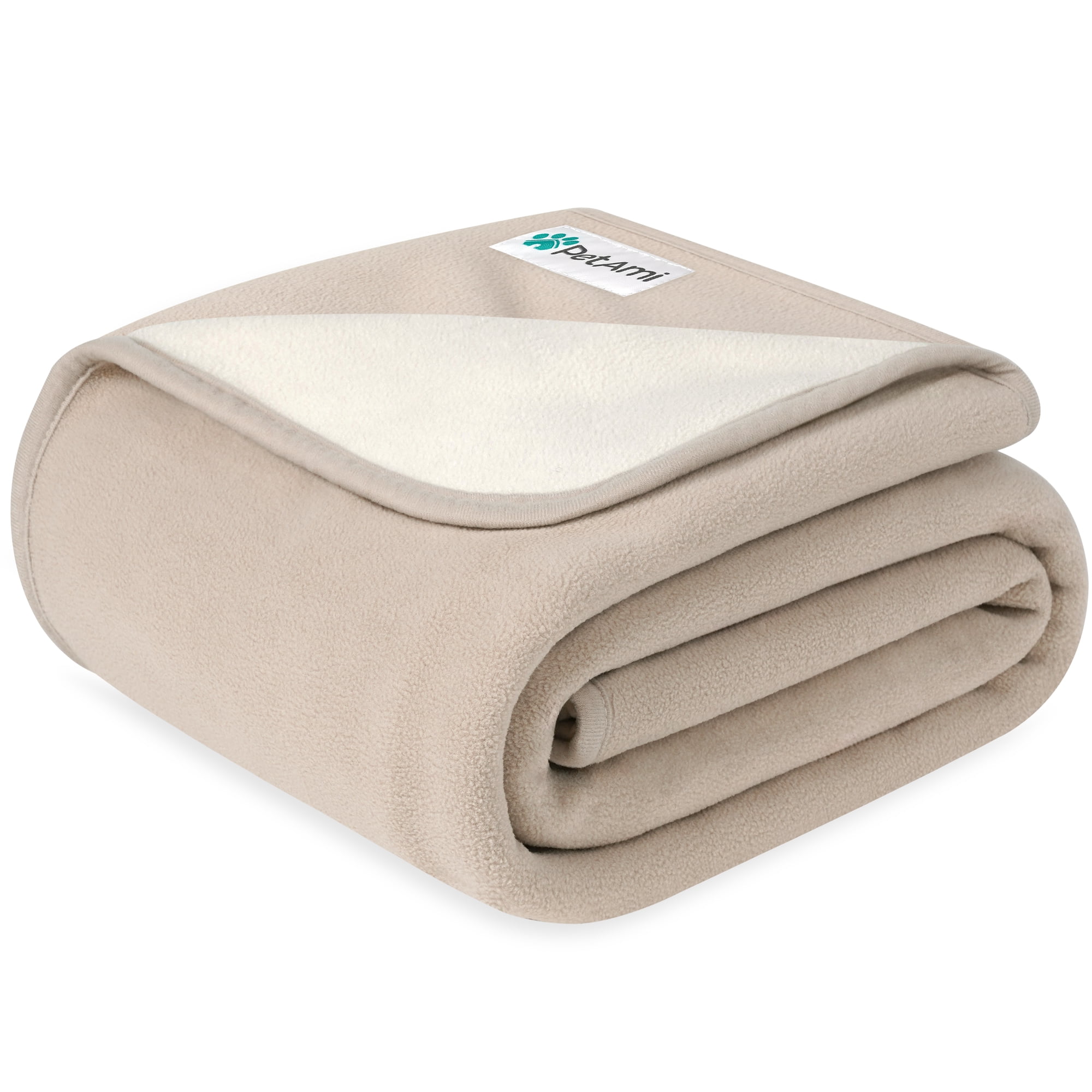PetAmi Waterproof Pet Blanket Dog Bed Couch Cover for Furniture, Reversible Washable Soft Fleece