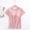 Light Pink, variant on Women Built-in Bra T Shirt Top Short Sleeve Round Neck Basic Tees Casual Fitted Going Out Tops Blue M