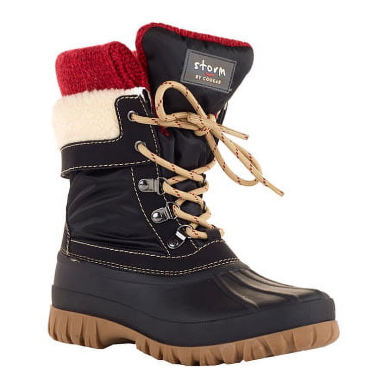 COUGAR Women's Echo-W 14" Tall Rain Boots - 100% Rubber Waterproof Outdoor Boots