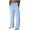 Sky Blue, variant on Loopsun Mens Summer Pants, Casual Pants for Men, Men Casual Fashion Loose Drawstring Long Pants with Pockets Navy S