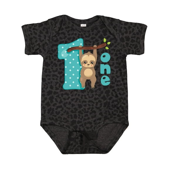 Inktastic Baby Sloth 1st Birthday Boys or Girls Baby Bodysuit
