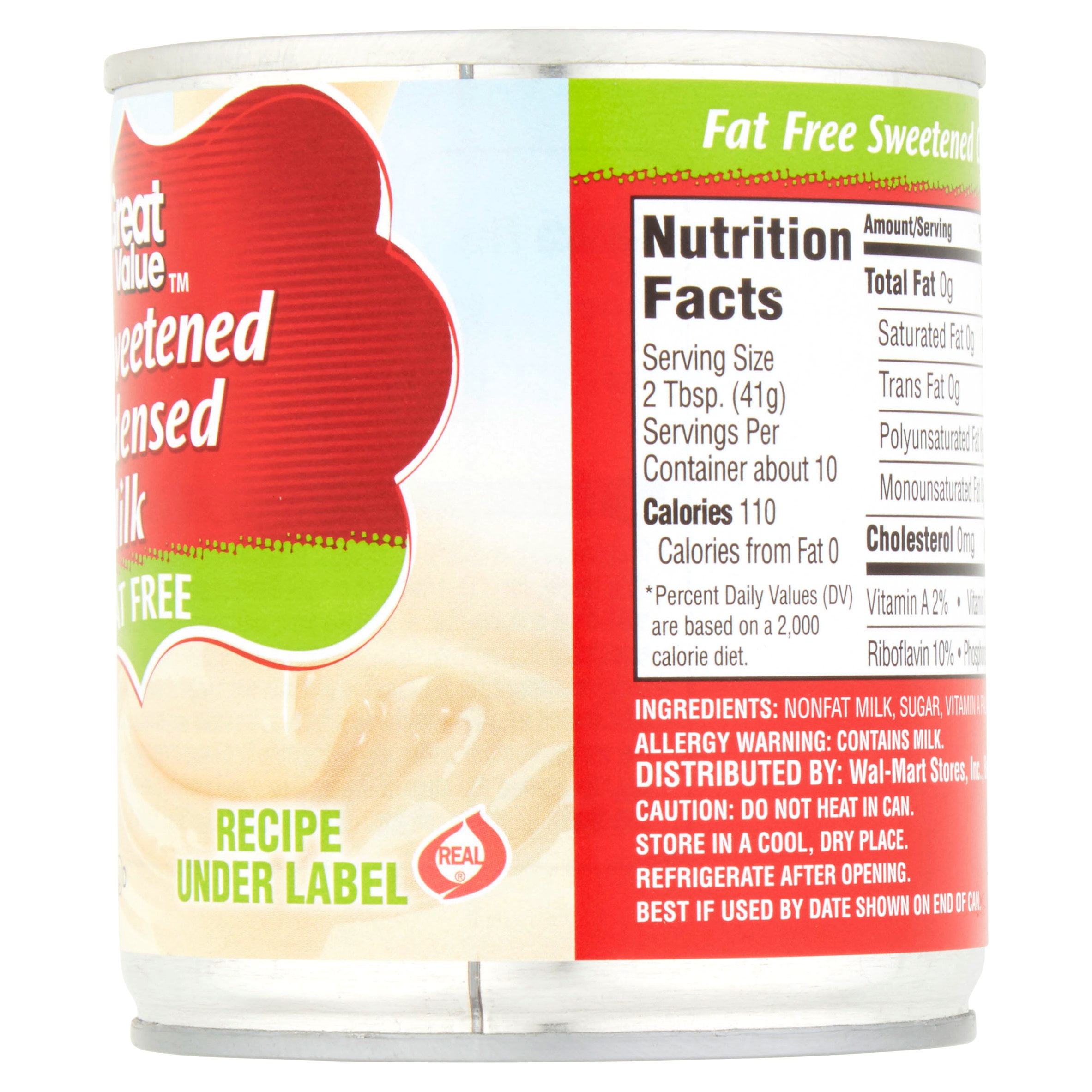 Fat Free Condensed Milk Nutrition Facts Besto Blog