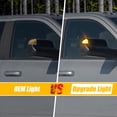 thumbnail image 4 of 1 Pair Car LED Front Side Mirror Turn Signal Light 68302828AA 68302829AA for Dodge for Ram Clear, 4 of 6