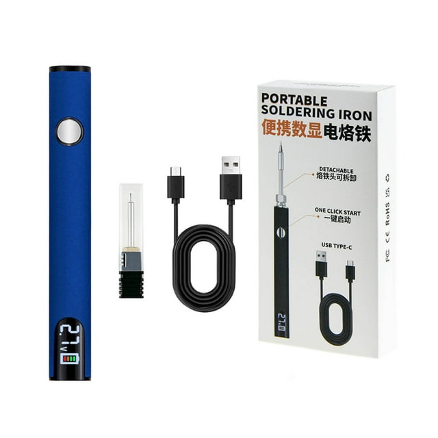 Convenient USB Soldering Iron USB Cable Burning Pen LED Display Screen Three Archives Adjustable Voltage 510 Connector