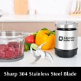 thumbnail image 4 of Kitchen in the box Mini Food Processor, Electric Meat Grinder & Food Chopper with 400W Powerful Veggie Chopper-One 3 Cup Bowl & S Blades for Meat/Fis, 4 of 9