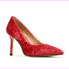 Katy Perry The Sissy Crushed Velvet Spanish Red Pump, Size 5 M