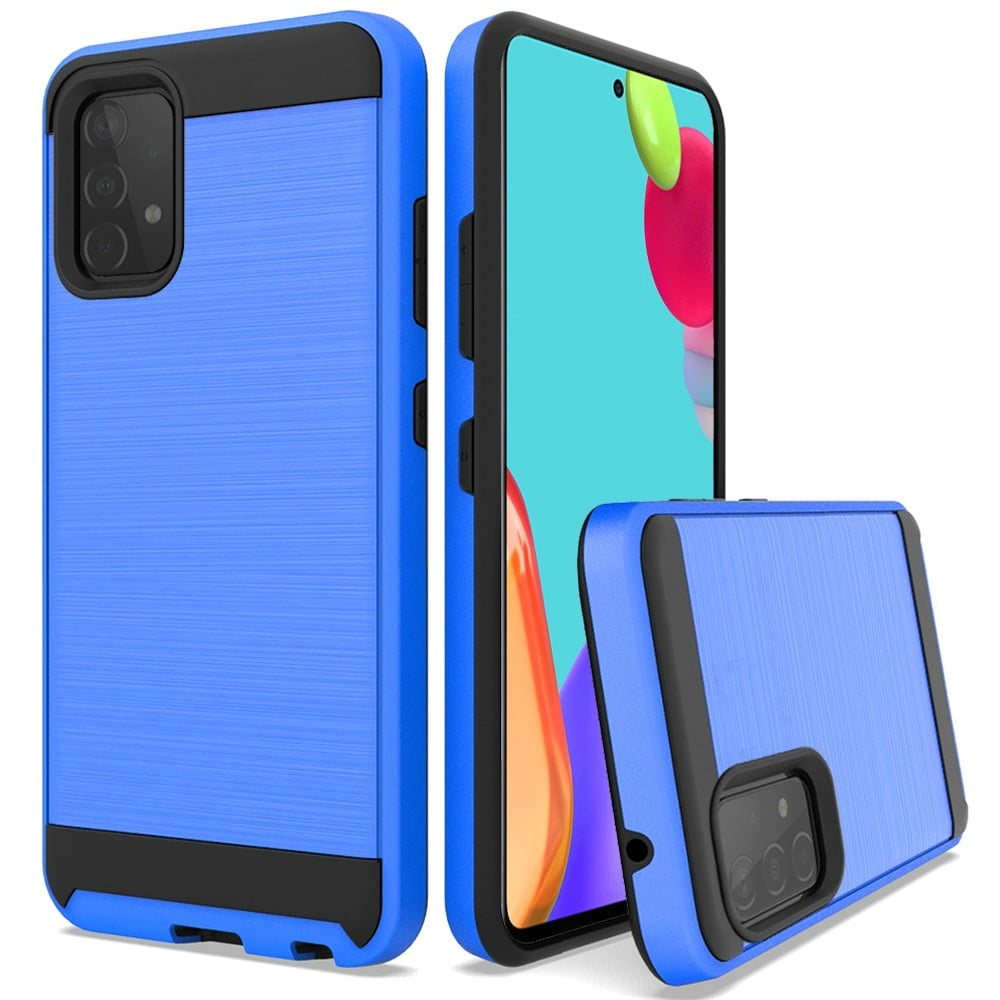 Phone Case for Samsung Galaxy A52 5G, Shock Resistant Slim Metallic