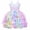 light iridescent, variant on Sequin Tutu Dress Sparkle Tulle Party Birthday Wedding Pageant Gown,Pastel Rainbow,4T