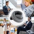 thumbnail image 5 of Neck Pillow - Spiral Wrapping Cushion | Washable Travel Support Pillow for Head and Neck, Ideal for Airplane Car Road Trips Camping Sleeping Home Office Chin Support On The Go(Q), 5 of 9