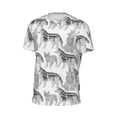 thumbnail image 6 of Wukai German Shepherd Dog Print Men's Short-Sleeved Mesh T-Shirt,Quick-Dry Short Sleeve Workout T-Shirt-Small, 6 of 8