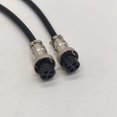 thumbnail image 3 of 2 Pcs GX16 4 Pin Cable Double Female Head Aviation Cordset, GX16 4 Pin Panel Mount Circular Metal Aviation Connector, 3 of 3