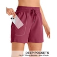 thumbnail image 6 of WQD 2 Pack Womens Athletic Shorts Basic Running Shorts Lightweight Quick Dry Gym Workout Shorts with Pockets, 6 of 7