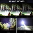 thumbnail image 4 of Linterna frontal NJ FOREVER LED recargable, 900000 lúmenes, resistente al agua, 4 of 7
