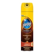 Pledge Moisturizing Oil Spray, Amber & Argan Scent, 9.7 oz, Pack of 3, Wood Furniture Care