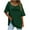 Green-06, variant on Mittory Womens Oversized Tshirts V Neck Tee Shirts Half Sleeve Loose Fit T Shirt Cotton Tunic Tops