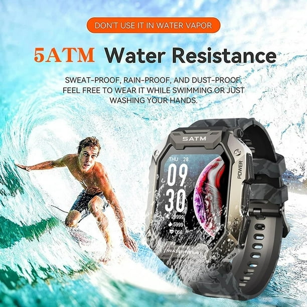 1.71 Inch Smart Watch Swimming Men Sport Smartwatch 5ATM