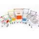 thumbnail image 3 of Jygee heacker - Carrito de compras de simulación para bebés y niños, carrito de mano, cesta de almacenamiento para supermercado, carrito de juguete rojo, 3 of 7