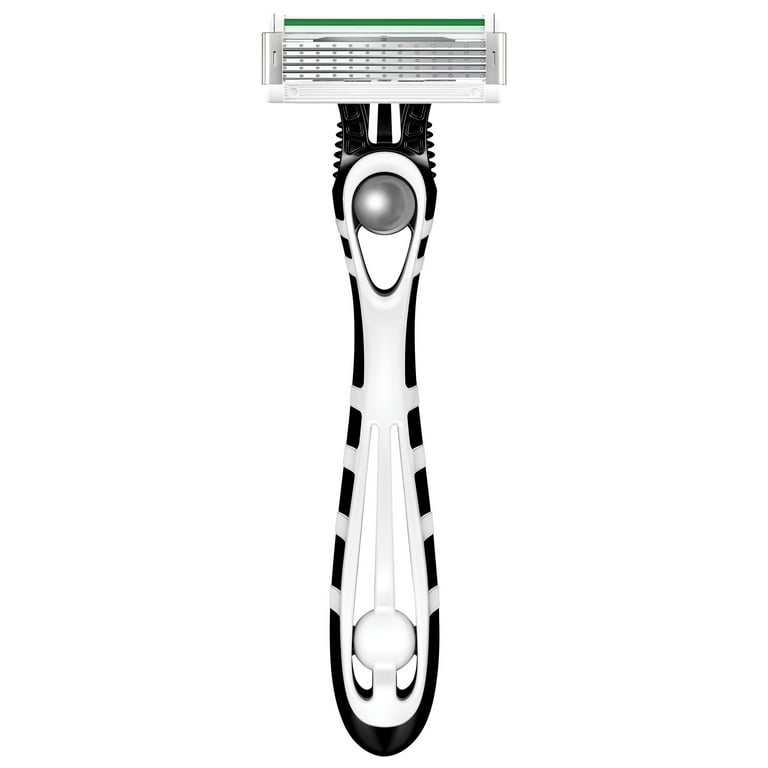 ⌘bai3he2⌘ BIC Flex 5 Sensitive Refillable Razor, 1 Handle and 3