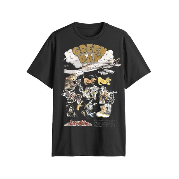 Green Day men's Dookie Graphic Tee Shirt - Sizes S-3XL - Walmart.com