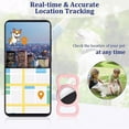 thumbnail image 4 of Protective Case for AirTag Tracker, Soft Silicon Holder Keychain for AirTag Key Ring Cases for AirTags with Anti-Lost Protective Case for Pet Dog Cat Collar Backpack Bag 4 Pack, 4 of 7