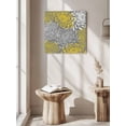 thumbnail image 6 of Wall Art Prints, Yellow Gray Floral Framed Canvas Prints for Bedroom Living Room Bathroom Office, Farmhouse Retro Abstract Flowers Art Gallery Wrap Wall Art Poster for Gifts Home Decor 24"x24", 6 of 9