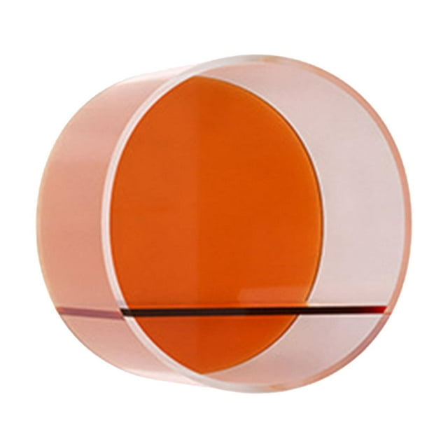 Vitrina de acrílico, vitrina de curiosidades, contenedores de almacenamiento, vitrina, vitrina Naranja
