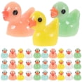 thumbnail image 1 of 50pcs Tiny Duck Figures Mini Resin Duck Miniature Duck Figurine Micro-landscape Ornament, 1 of 4