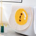 thumbnail image 2 of Bonita alfombrilla de baño, extra suave y absorbente, lavable a máquina, antideslizante, para bañera, ducha y baño, 48 x 65 cm, 2 of 4