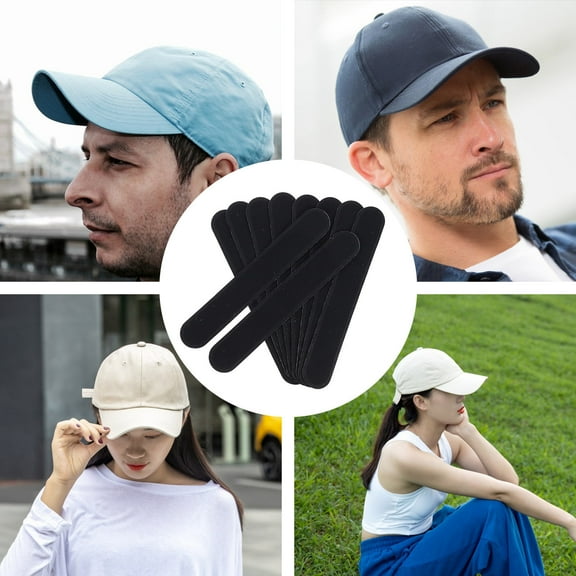 LEORX 30Pcs Cap Sweat Liner Non-wovens Black for Daily Activities