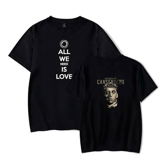 Canserbero Cotton T-Shirt Men Women Unisex TShirts Casual Short Sleeve Hip Hop Streetwear Tees Tops