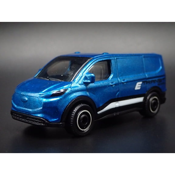 Open Box 2022-2026 FORD E TRANSIT VAN ELECTIC BLUE 1:64 MB SCALE DIECAST MODEL CAR