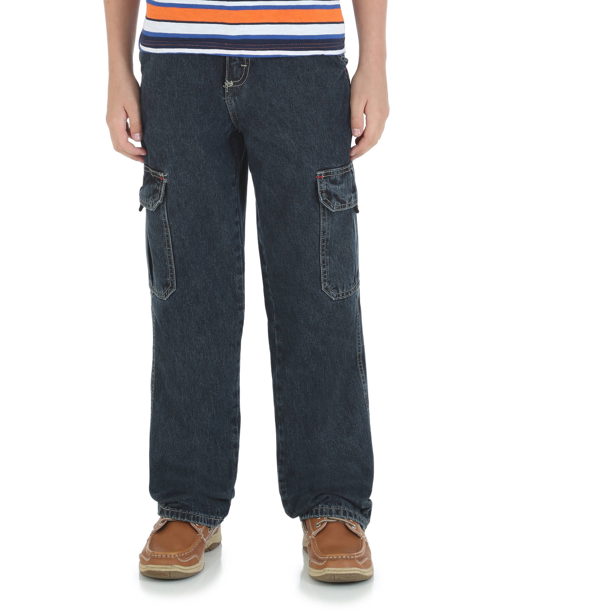 Wrangler - Wrangler Classic Cargo Jeans (Little Boys, Big Boys, & Husky) - Walmart.com
