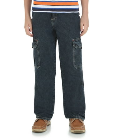 wrangler cargo jeans with tech pocket