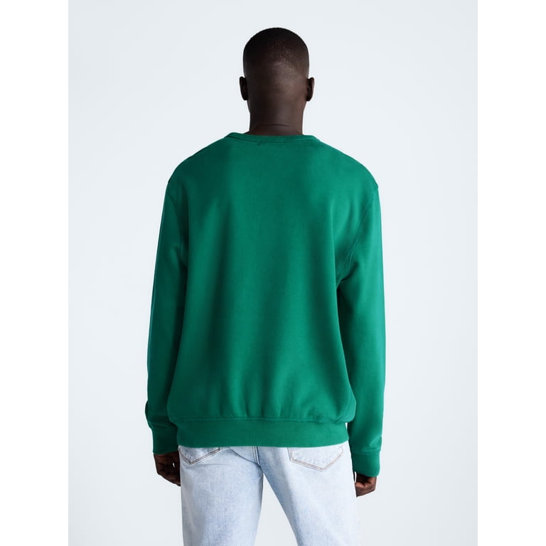 Free Assembly Men's Oversized Fleece Crewneck Sweatshirt photo 3
